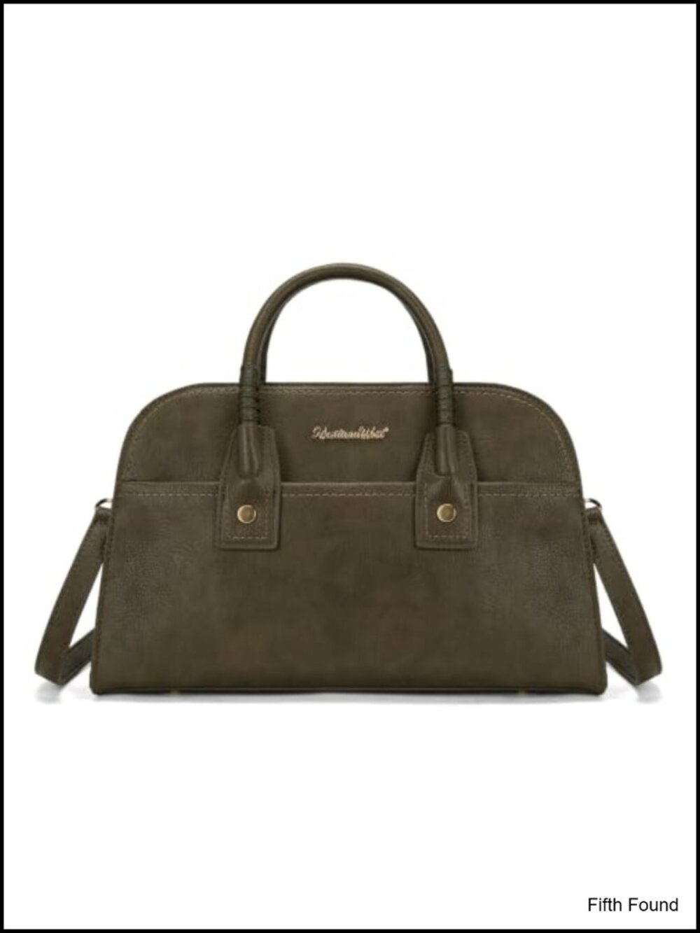 Structured Satchel Bag Vegan Leather Faux Leather Crossbody Purse Top Handle